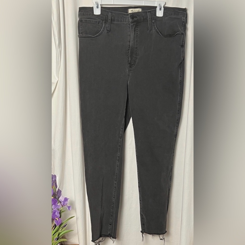 Madewell Women's Black Stovepipe Jeans Size 33 Tall